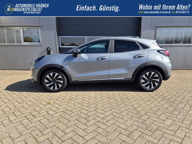 Ford Puma Titanium 1.0 EcoBoost Hybrid 125PS Automatik abnehm. AHK ACC 4xKamera Klimaautomatik Sitzheizung Lenkradheizung Frontscheibe beheizb. LED-Scheinwerfer SYNC4 Bluetooth Apple CarPlay Android Auto PDC v+h 