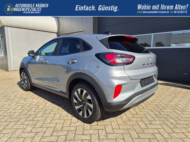 Ford Puma Titanium 1.0 EcoBoost Hybrid 125PS Automatik abnehm. AHK ACC 4xKamera Klimaautomatik Sitzheizung Lenkradheizung Frontscheibe beheizb. LED-Scheinwerfer SYNC4 Bluetooth Apple CarPlay Android Auto PDC v+h 