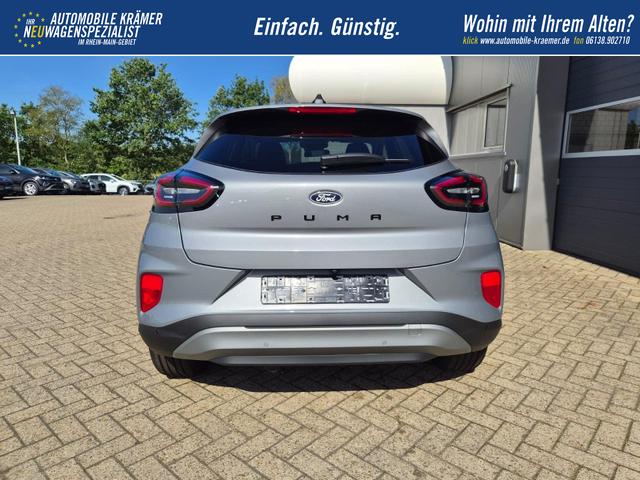Ford Puma Titanium 1.0 EcoBoost Hybrid 125PS Automatik abnehm. AHK ACC 4xKamera Klimaautomatik Sitzheizung Lenkradheizung Frontscheibe beheizb. LED-Scheinwerfer SYNC4 Bluetooth Apple CarPlay Android Auto PDC v+h 