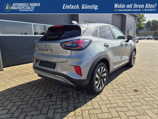 Ford Puma Titanium 1.0 EcoBoost Hybrid 125PS Automatik abnehm. AHK ACC 4xKamera Klimaautomatik Sitzheizung Lenkradheizung Frontscheibe beheizb. LED-Scheinwerfer SYNC4 Bluetooth Apple CarPlay Android Auto PDC v+h 