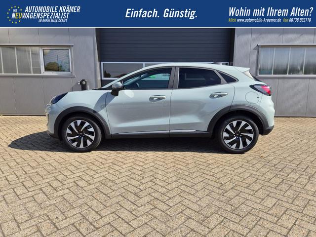 Ford Puma Titanium 1.0 EcoBoost Hybrid 125PS Automatik abnehm. AHK ACC 4xKamera Klimaautomatik Sitzheizung Lenkradheizung Frontscheibe beheizb. LED-Scheinwerfer SYNC4 Bluetooth Apple CarPlay Android Auto PDC v+h 