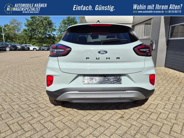 Ford Puma Titanium 1.0 EcoBoost Hybrid 125PS Automatik abnehm. AHK ACC 4xKamera Klimaautomatik Sitzheizung Lenkradheizung Frontscheibe beheizb. LED-Scheinwerfer SYNC4 Bluetooth Apple CarPlay Android Auto PDC v+h 
