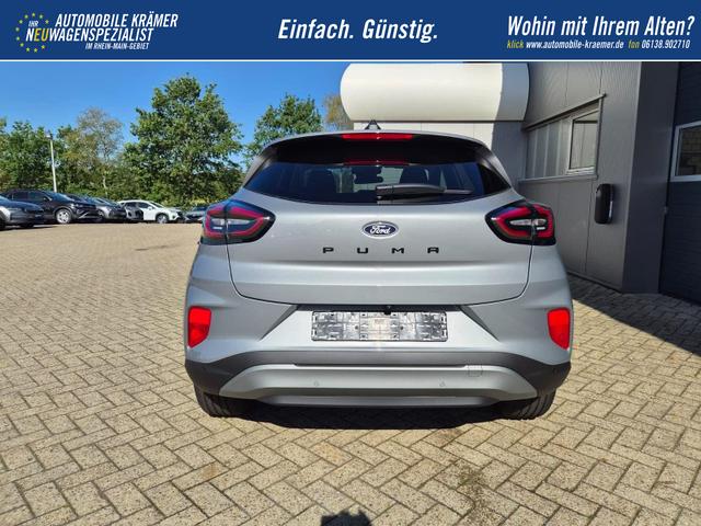 Ford Puma Titanium 1.0 EcoBoost Hybrid 125PS Automatik R&uuml;ckf.Kamera Klimaautomatik Sitzheizung Lenkradheizung Frontscheibe beheizb. LED-Scheinwerfer SYNC4 Bluetooth Apple CarPlay Android Auto PDC v+h 