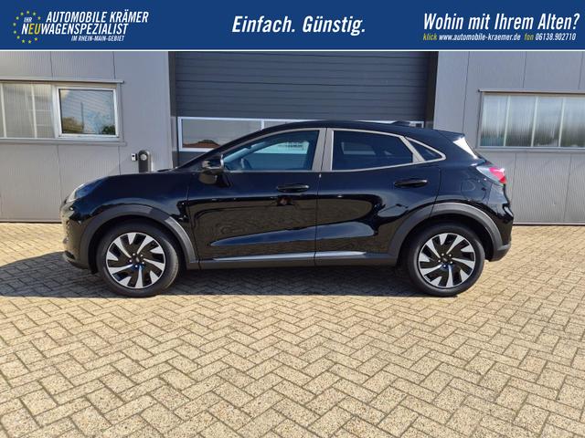 Ford Puma Titanium 1.0 EcoBoost Hybrid 125PS Automatik abnehm. AHK ACC 4xKamera Klimaautomatik Sitzheizung Lenkradheizung Frontscheibe beheizb. LED-Scheinwerfer SYNC4 Bluetooth Apple CarPlay Android Auto PDC v+h 