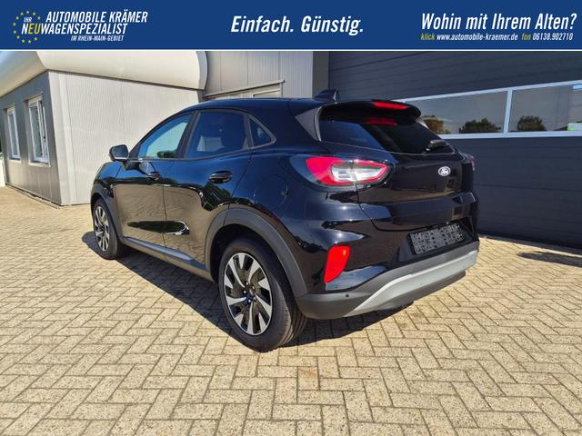 Ford Puma Titanium 1.0 EcoBoost Hybrid 125PS Automatik abnehm. AHK ACC 4xKamera Klimaautomatik Sitzheizung Lenkradheizung Frontscheibe beheizb. LED-Scheinwerfer SYNC4 Bluetooth Apple CarPlay Android Auto PDC v+h 