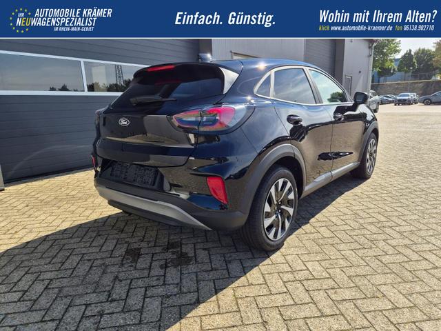Ford Puma Titanium 1.0 EcoBoost Hybrid 125PS Automatik abnehm. AHK ACC 4xKamera Klimaautomatik Sitzheizung Lenkradheizung Frontscheibe beheizb. LED-Scheinwerfer SYNC4 Bluetooth Apple CarPlay Android Auto PDC v+h 
