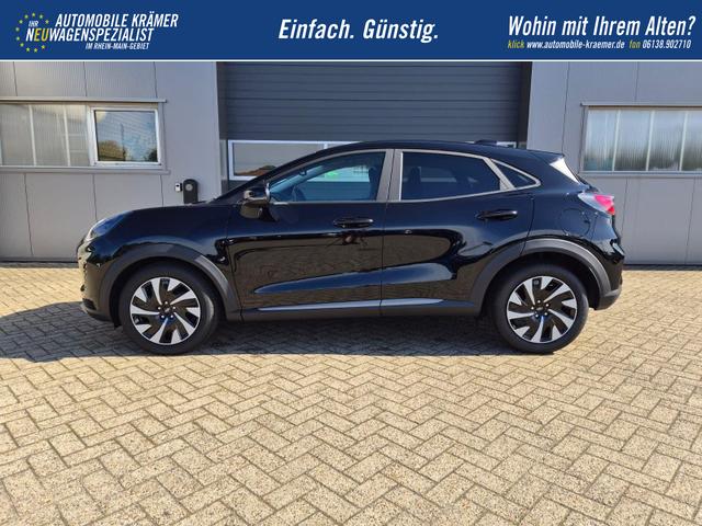 Ford Puma Titanium 1.0 EcoBoost Hybrid 125PS Automatik R&uuml;ckf.Kamera Klimaautomatik Sitzheizung Lenkradheizung Frontscheibe beheizb. LED-Scheinwerfer SYNC4 Bluetooth Apple CarPlay Android Auto PDC v+h 