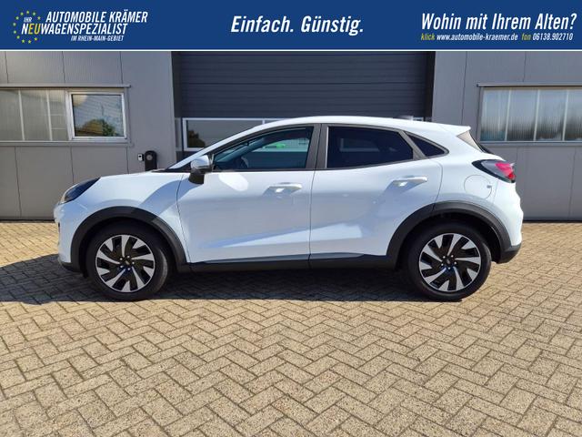 Ford Puma Titanium 1.0 EcoBoost Hybrid 125PS Automatik abnehm. AHK ACC 4xKamera Klimaautomatik Sitzheizung Lenkradheizung Frontscheibe beheizb. LED-Scheinwerfer SYNC4 Bluetooth Apple CarPlay Android Auto PDC v+h 