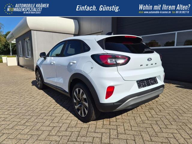 Ford Puma Titanium 1.0 EcoBoost Hybrid 125PS Automatik abnehm. AHK ACC 4xKamera Klimaautomatik Sitzheizung Lenkradheizung Frontscheibe beheizb. LED-Scheinwerfer SYNC4 Bluetooth Apple CarPlay Android Auto PDC v+h 