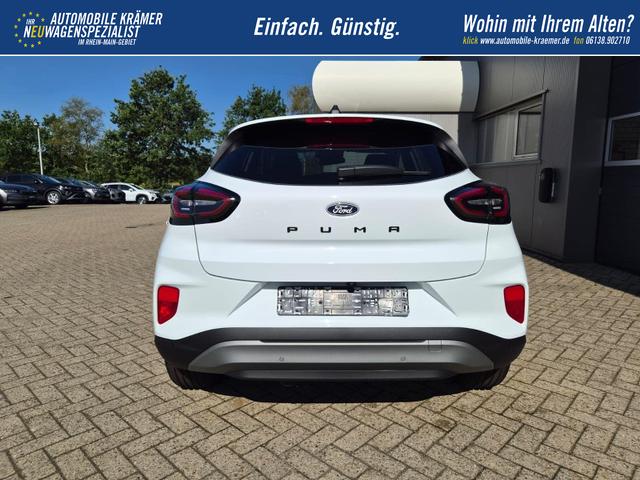 Ford Puma Titanium 1.0 EcoBoost Hybrid 125PS Automatik abnehm. AHK ACC 4xKamera Klimaautomatik Sitzheizung Lenkradheizung Frontscheibe beheizb. LED-Scheinwerfer SYNC4 Bluetooth Apple CarPlay Android Auto PDC v+h 