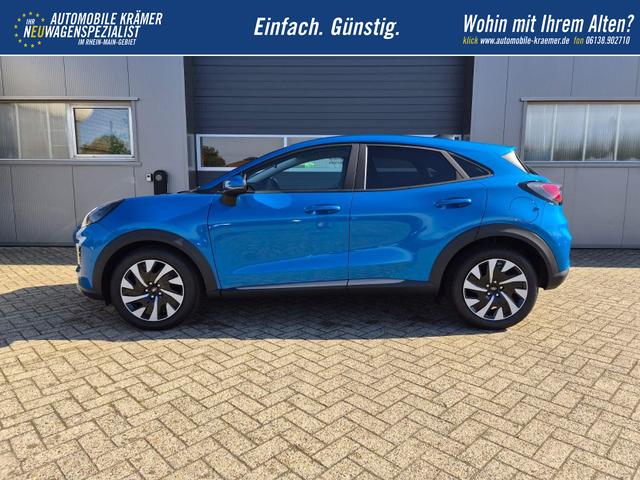 Ford Puma Titanium 1.0 EcoBoost Hybrid 125PS Automatik R&uuml;ckf.Kamera Klimaautomatik Sitzheizung Lenkradheizung Frontscheibe beheizb. LED-Scheinwerfer SYNC4 Bluetooth Apple CarPlay Android Auto PDC v+h 