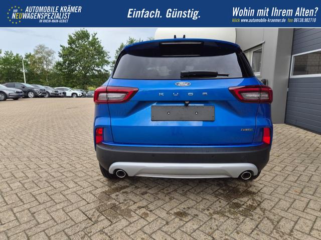 Ford Kuga Titanium 243PS PHEV Automatik schwenkb. AHK Sitzheizung v+h Lenkradheizung Frontscheibe beheizb. Klimaautomatik Navi SYNC4 Apple CarPlay Android Auto Touchscreen PDC 4xKamera 2xKeyless 17"LM vollelektr. Reichweite 66KM 