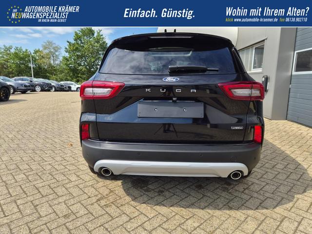 Ford Kuga Titanium 243PS PHEV Automatik elektr. PanoDach Sitzheizung v+h Lenkradheizung Frontscheibe beheizb. Klimaautomatik Navi SYNC4 Apple CarPlay Android Auto Touchscreen PDC 4xKamera 2xKeyless 17"LM vollelektr. Reichweite 66KM 