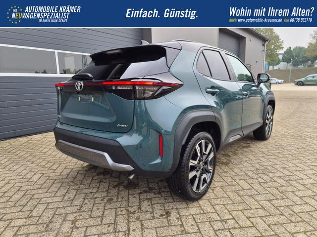 Toyota Yaris Cross 1.5-l 130PS HEV Automatik Style Matrix-LED 4xKamera elektr. Heckklappe Sitzheizung Lenkradheizung Klimaautomatik Navi Bluetooth wireless Apple CarPlay + Android Auto ACC PDC v+h 18"LM 