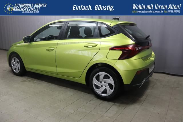 Hyundai i20 Comfort 1.2 58 kW (79 PS) Klimaanlage, Navigationssystem, Radio mit DAB, Apple CarPlay & Android Auto, R&uuml;ckfahrkamera, Einparkhilfe hinten, Lichtsensor, Spurhalteassistent, Fernlichtassistent, Verkehrszeichenassistent uvm. 
