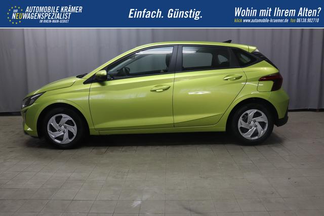 Hyundai i20 Comfort 1.2 58 kW (79 PS) Klimaanlage, Navigationssystem, Radio mit DAB, Apple CarPlay & Android Auto, R&uuml;ckfahrkamera, Einparkhilfe hinten, Lichtsensor, Spurhalteassistent, Fernlichtassistent, Verkehrszeichenassistent uvm. 