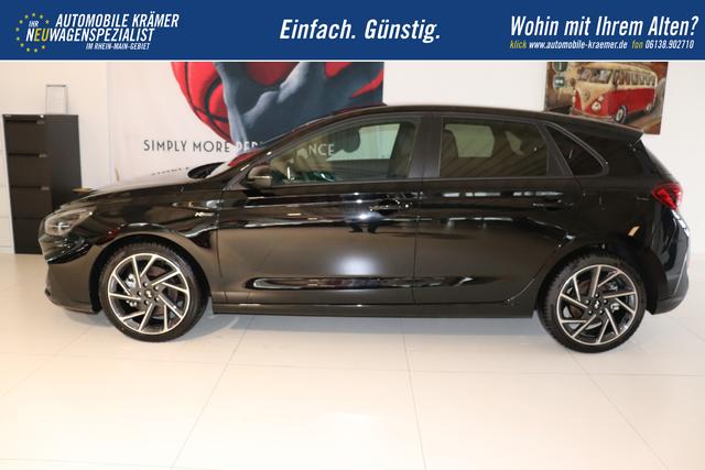 Hyundai i30 N Line 1.5 TGDi 117 kW (160 PS) Navigationssystem, DAB, Bluetooth, Android Auto, Apple CarPlay, 2-Zonen-Klimaautomatik, R&uuml;ckfahrkamera, Sitzheizung, Lenkradheizung, 18" Leichtmetallfelgen, uvm. 