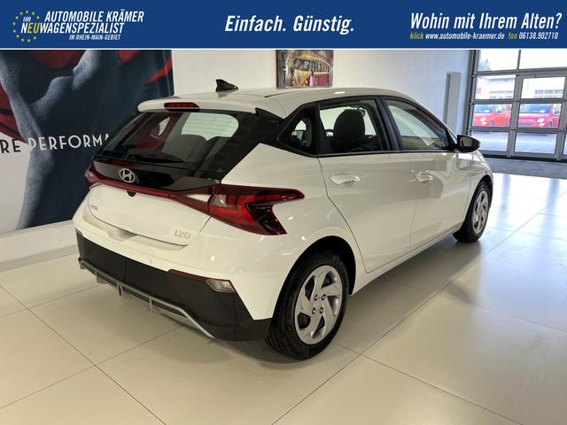 Hyundai i20 1,2 Comfort Atlas White, Beispielbilder, ggf. teilweise mit Sonderausstattung