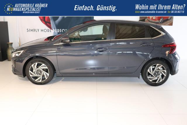 Hyundai i20 (BC3) GO Plus 1.2 MPI Navi b5bu1 MY2025 Aurora Grey, Beispielbilder, ggf. teilweise mit Sonderausstattung