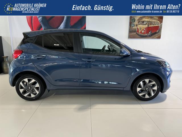 i10 GO Plus Navi 1,2 MT Vibrant Blue PearlMY2025, Beispielbilder, ggf. teilweise mit Sonderausstattung