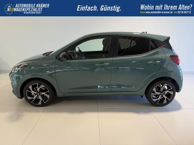 Hyundai i10 N Line Mangrove Green