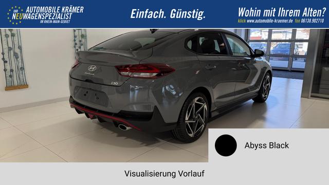 i30 Abyss Black Vorlauf, Beispielbilder, ggf. teilweise mit Sonderausstattung
