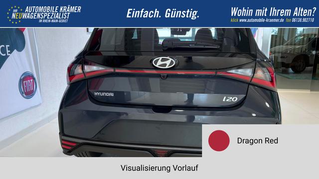 i20 Dragon Red Vorlauf, Beispielbilder, ggf. teilweise mit Sonderausstattung