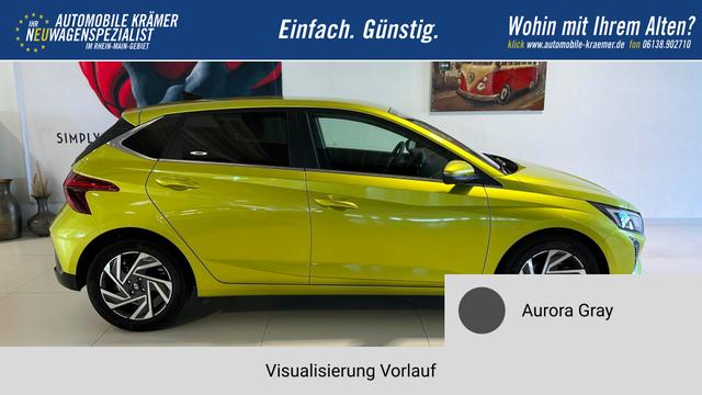 i20 Go Plus Aurora Gray Vorlauf, Beispielbilder, ggf. teilweise mit Sonderausstattung