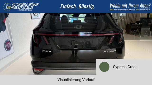 Tucson Cypress Green Vorlauf, Beispielbilder, ggf. teilweise mit Sonderausstattung