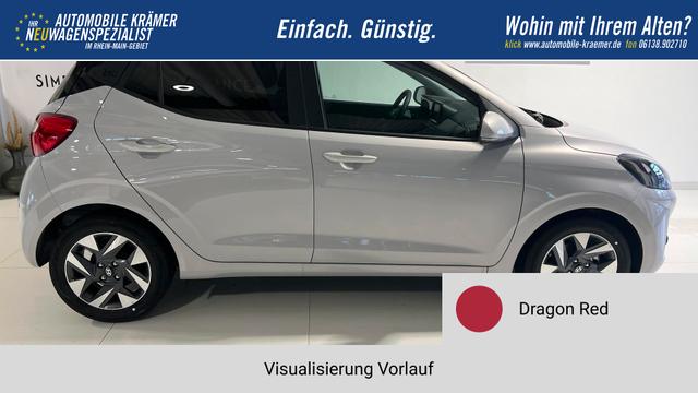 i10 Go Plus Dragon Red Vorlauf, Beispielbilder, ggf. teilweise mit Sonderausstattung