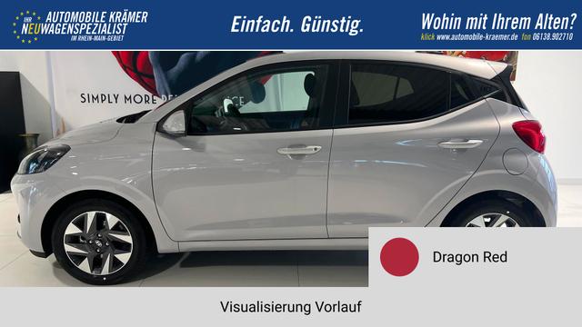 i10 Go Plus Dragon Red Vorlauf, Beispielbilder, ggf. teilweise mit Sonderausstattung