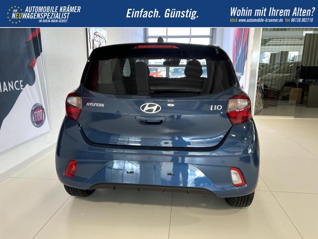 i10 GO Plus Vibrant Blue Vorlauf, Beispielbilder, ggf. teilweise mit Sonderausstattung