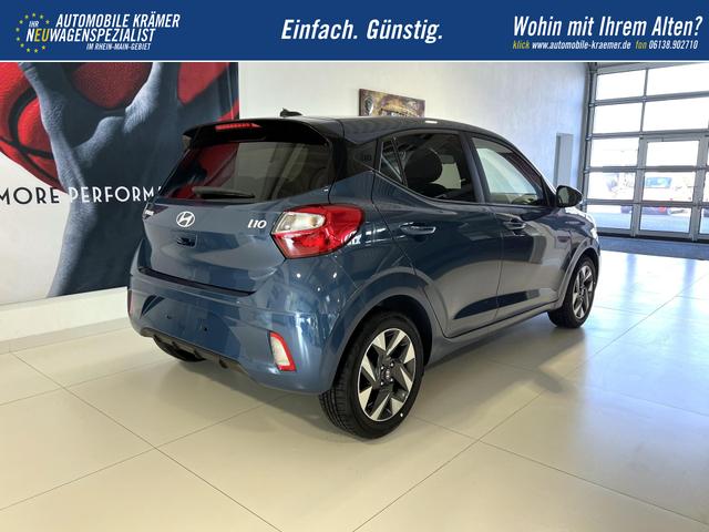 i10 GO Plus Vibrant Blue Vorlauf, Beispielbilder, ggf. teilweise mit Sonderausstattung