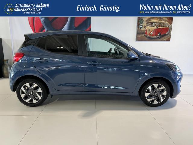 i10 GO Plus Vibrant Blue Vorlauf, Beispielbilder, ggf. teilweise mit Sonderausstattung