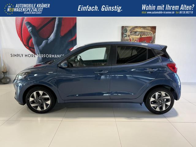 i10 GO Plus Vibrant Blue Vorlauf, Beispielbilder, ggf. teilweise mit Sonderausstattung