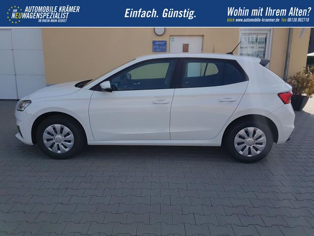 Skoda / Fabia / Weiß / Ambition / / , Beispielbilder, ggf. teilweise mit Sonderausstattung