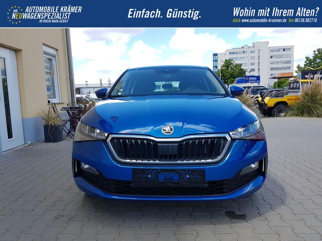 Skoda / Scala / Blau / Ambition / / Handschalter, Beispielbilder, ggf. teilweise mit Sonderausstattung