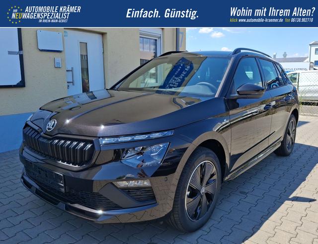 Skoda / Kamiq / Schwarz / Monte Carlo AHK / / , Beispielbilder, ggf. teilweise mit Sonderausstattung