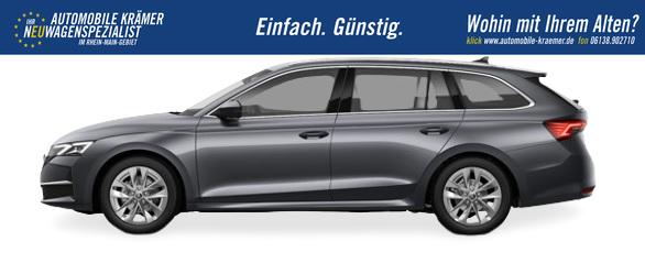 Skoda Octavia Combi Essence Verkehrszeichenerkennung Tempomat 2-Zonen Klimaauto. LED-Scheinwerfer 