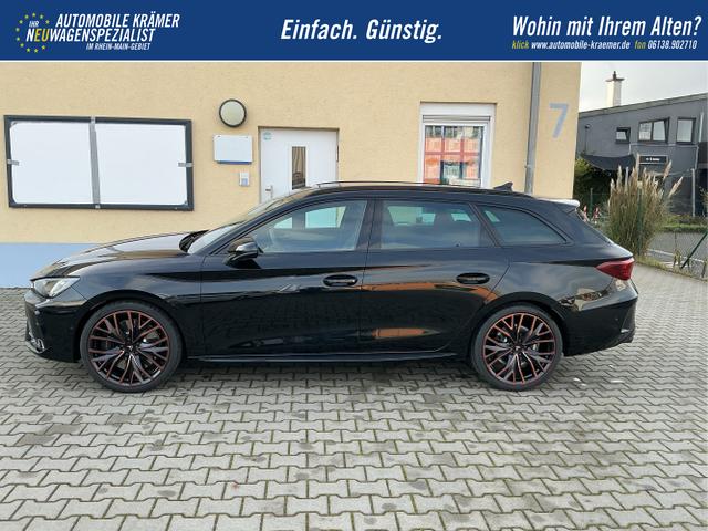 Cupra / Leon Sportstourer / Schwarz / Sp VZ AHK / Midnight Black / , Beispielbilder, ggf. teilweise mit Sonderausstattung