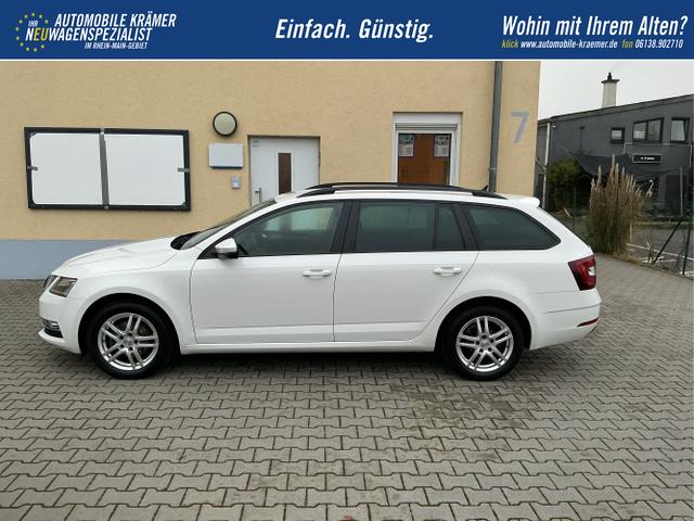 Skoda / Octavia Combi / Wei&szlig; / / / Style LED NAVI KESSY el. Heckklappe 8fach Bereift