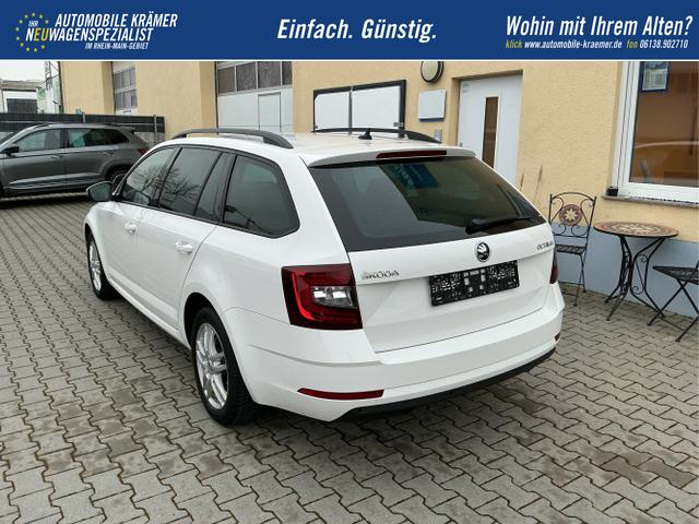 Skoda / Octavia Combi / Wei&szlig; / / / Style LED NAVI KESSY el. Heckklappe 8fach Bereift