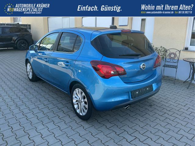 Opel / Corsa / Blau / / / Innovation Xenon Schiebedach Winterpaket Klimauto. 
