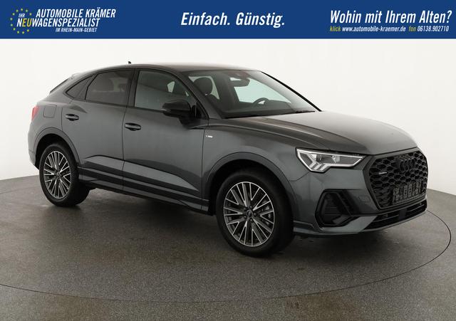 Audi Q3 Sportback - 40 TDI quattro S line qu S-LINE, AHK, 19-Zoll, Optik schwarz, Navi, Kamera, el. Klappe, 4-J. Garantie