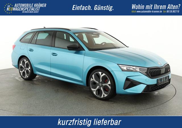 Skoda Octavia Combi - RS 2.0 TSI DSG, Sonderlackierung, AHK, Pano,19 Zoll, Canton, el. Klappe, Navi, Matrix, sofort
