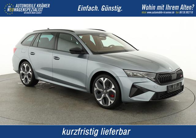 Skoda Octavia Combi - RS 2.0 TSI DSG, Sonderlackierung, AHK, 19 Zoll, Canton, el. Klappe, Navi, Matrix, sofort