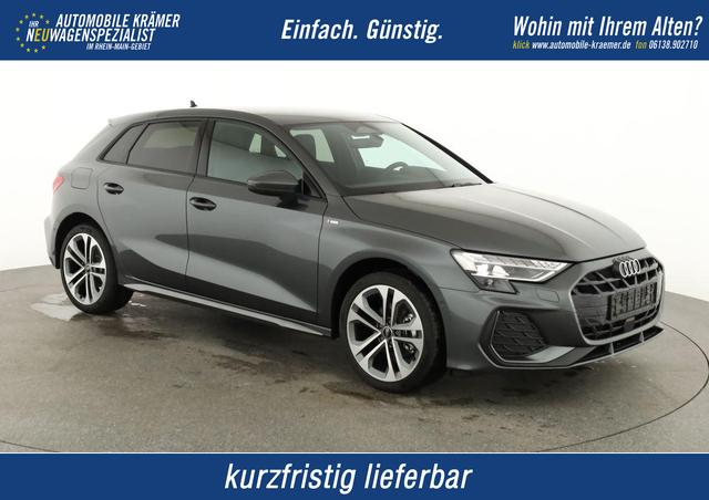 Audi A3 Sportback - TFSI 110 kW S line 35 S-Tronic S-LINE, Teilleder, Kamera, ACC, Sitzheizung, 4-J Garantie