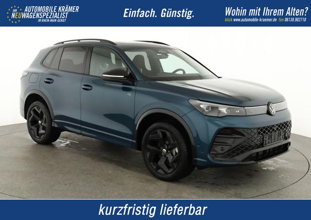 Volkswagen Tiguan - 2.0 TDI 142 kW 4Motion R-Line DSG 4M Black, Pano, IQ.Light, AHK, Navi, Side, AreaView, Winter, sofort