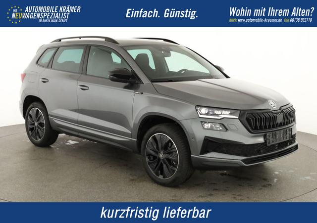 Skoda Karoq - Sportline 4x4 2.0 TDI DSG Sportline, Pano, AHK, Navi, Matrix, AreaView, Side, Kamera, el. Klappe, FS-beheizbar, Winter