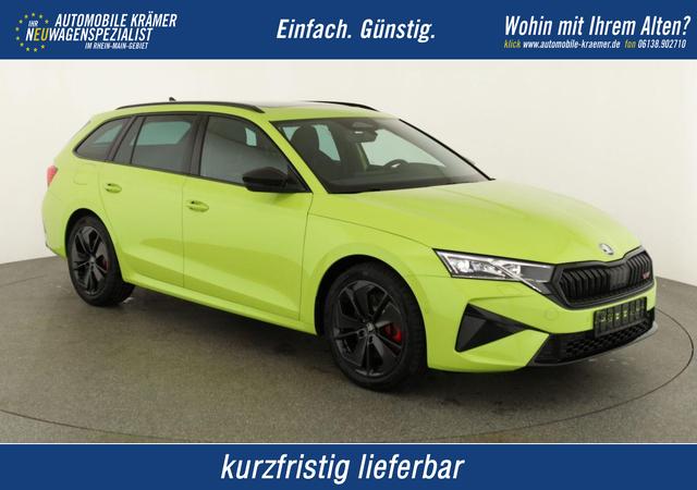 Skoda Octavia Combi - 2.0 TSI 195 kW RS DSG, Pano, AHK, Navi, Matrix, Side, Winter, 5 J.-Garantie